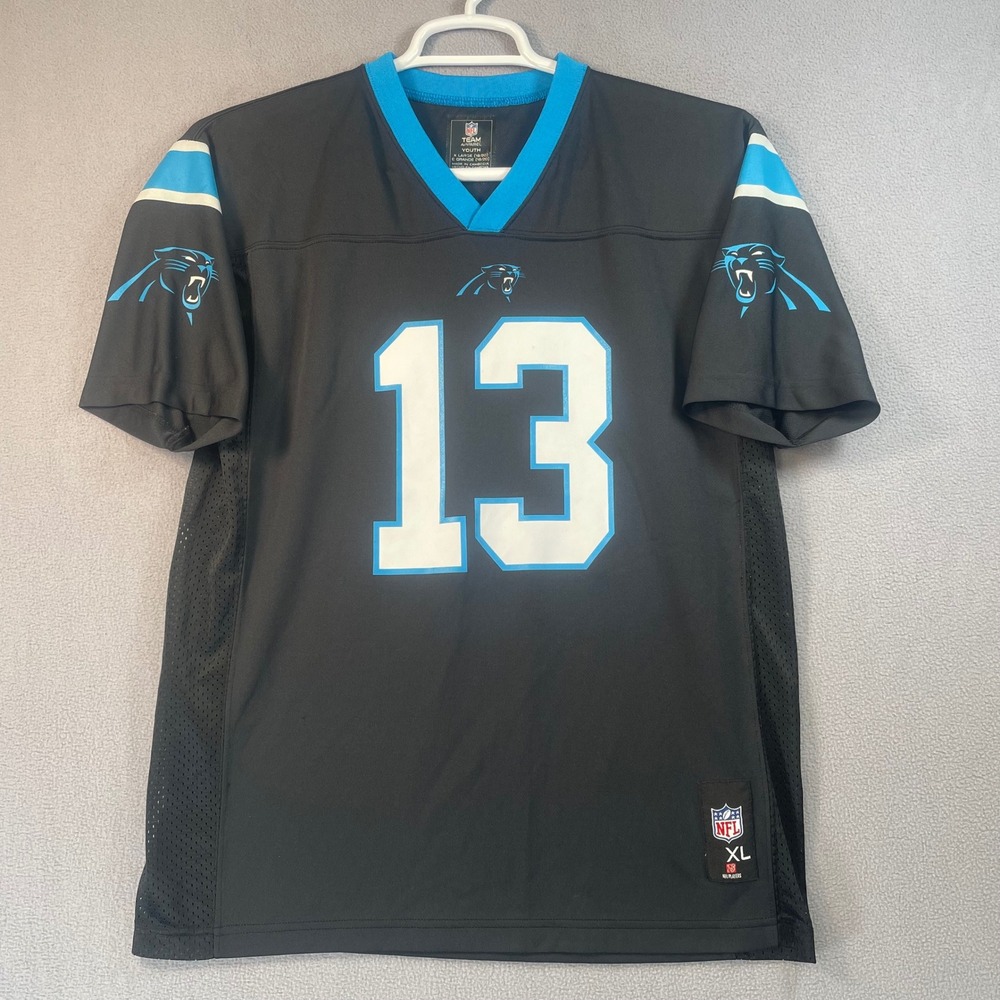 NFL Jersey Youth XL Black Kelvin Benjamin 13 Carolina Panthers Mesh Sportswear